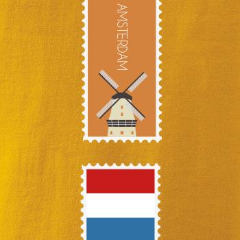 Amsterdam známka farebná