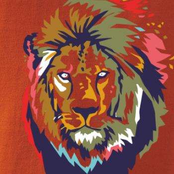 Hlava leva kreslená jednoduchá