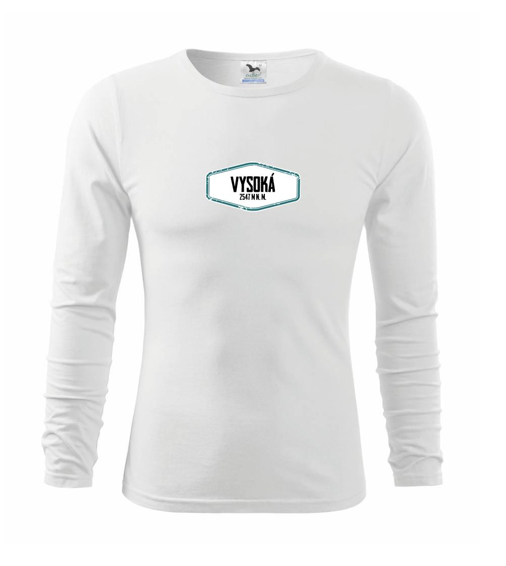 Ostatné mestá / miesta - Vrchol Vysoká - Tričko detské Long Sleeve