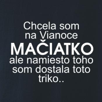 Chcela som na Vianoce mačiatko