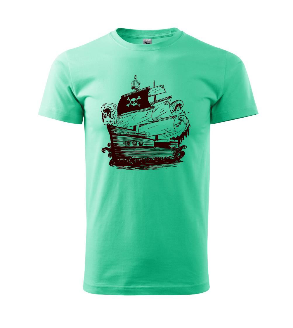 Pirátská loď maľovaná Pirátská loď maľovaná