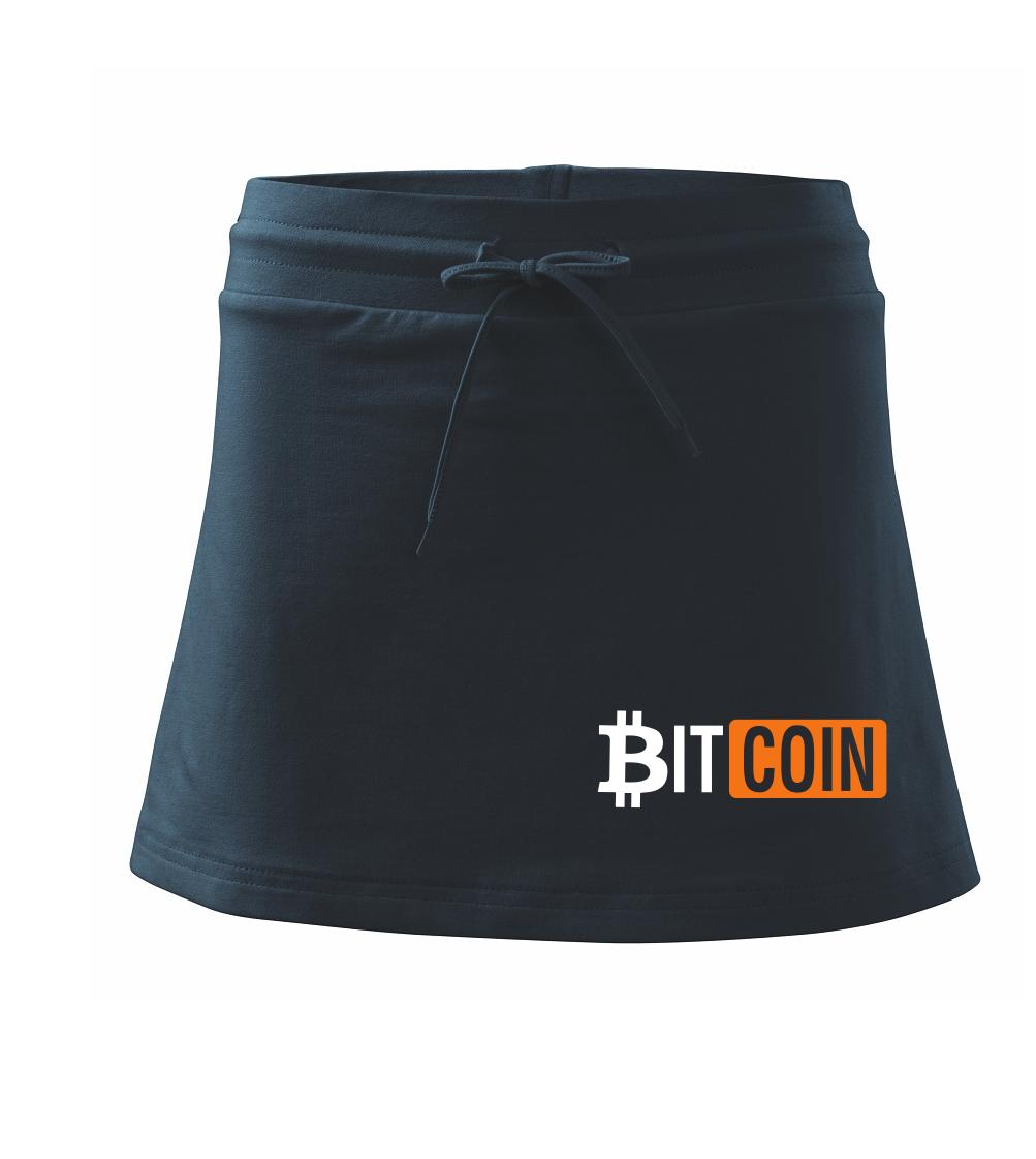 Bitcoin nápis Bitcoin nápis