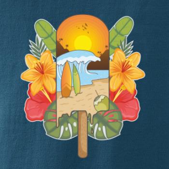 Leto, nanuk, more, pláž