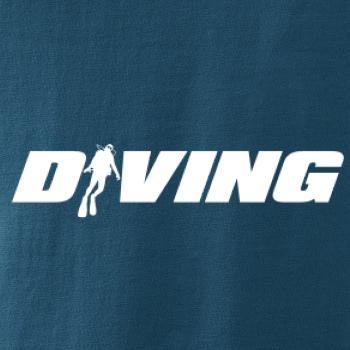 Diving nápis potápač Diving nápis potápač