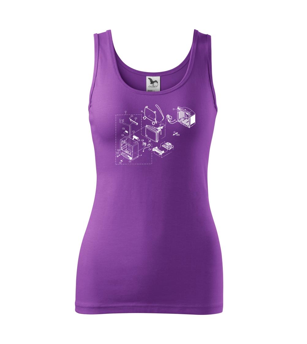 Nákres starý CRT televízor Nákres starý CRT televízor