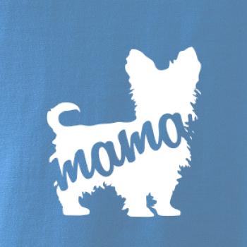 Yorkšírský teriér mama obrys