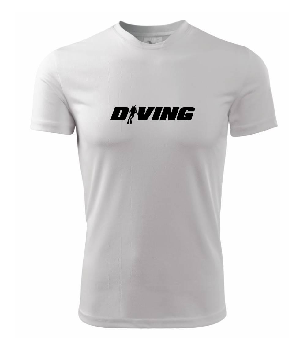 Diving nápis potápač Diving nápis potápač
