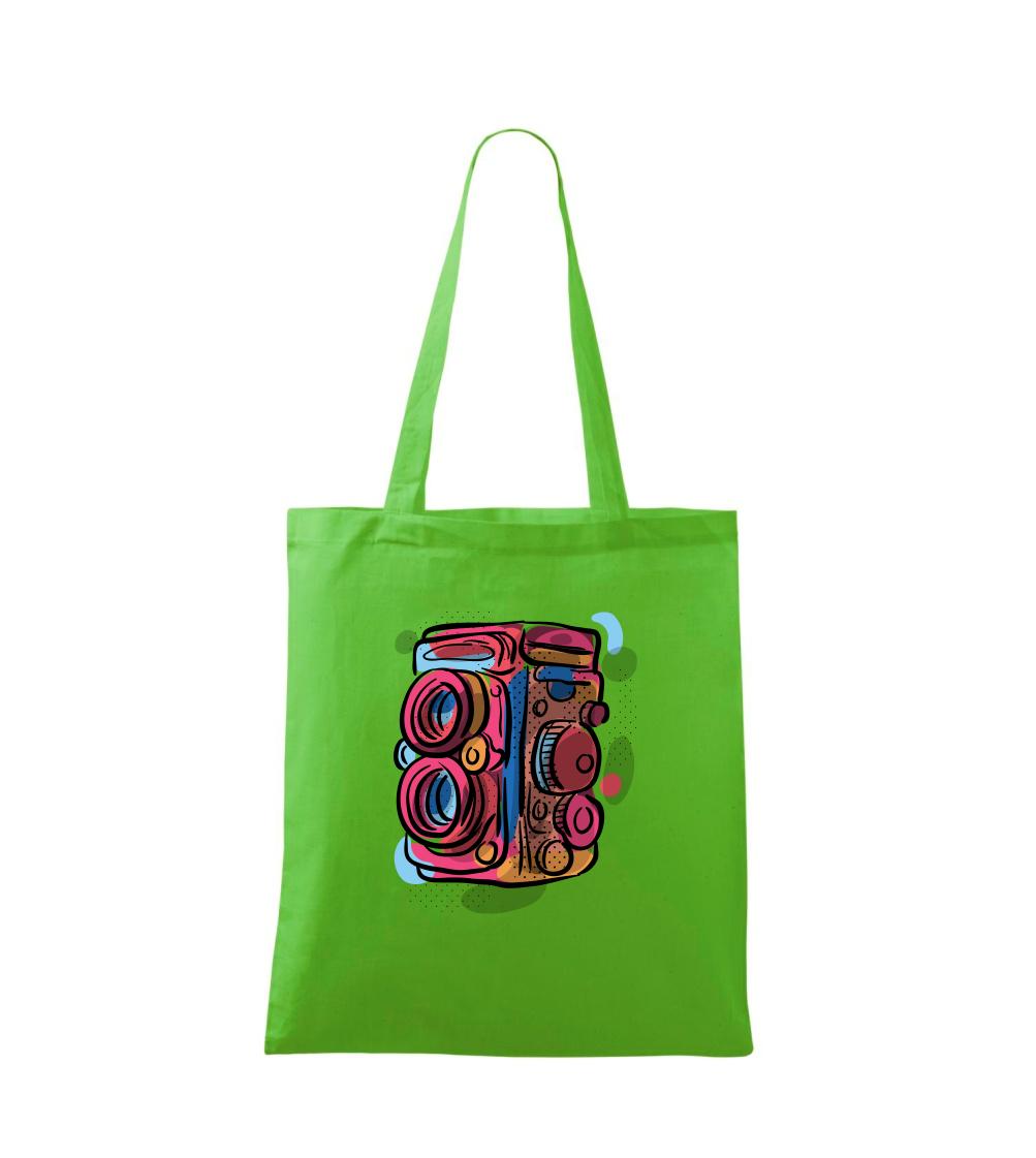 Foťák farebný - dve šošovky