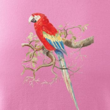 Papagáj  na listnatom strome