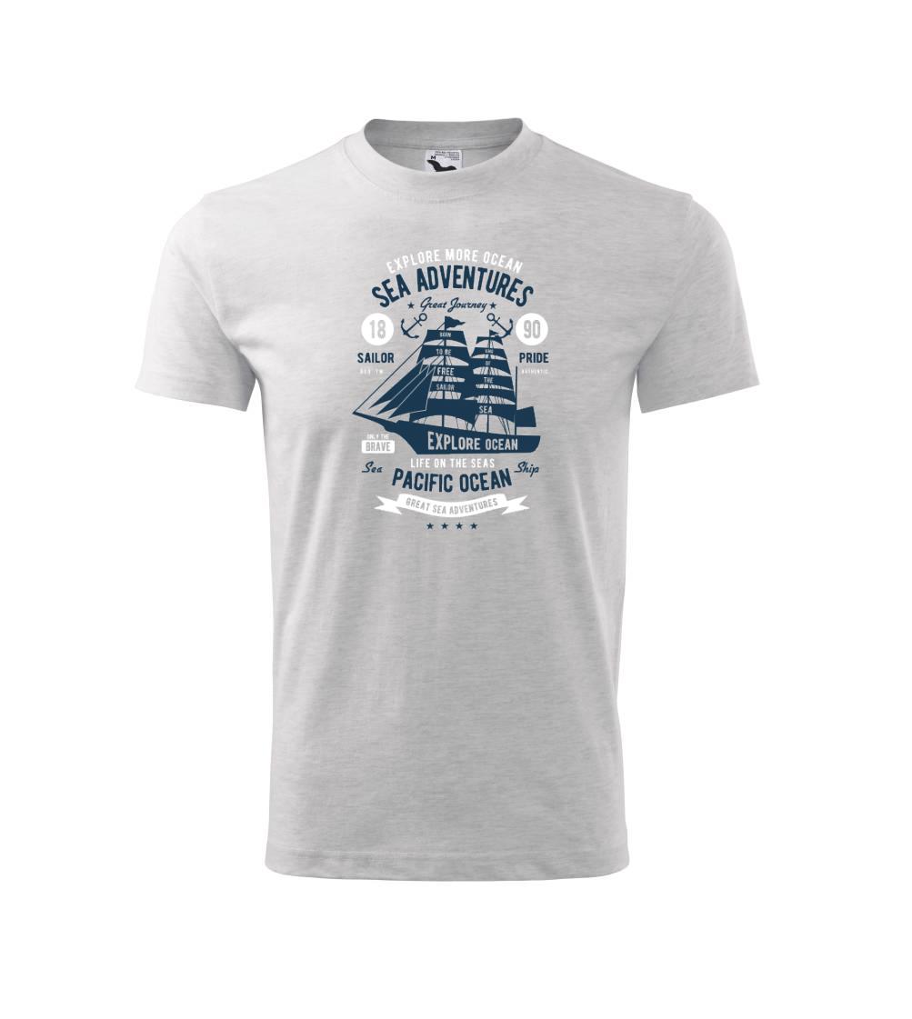 Vodácke tričká - Sea Adventures - Tričko detské bavlnené