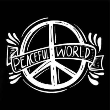 Peaceful world logo