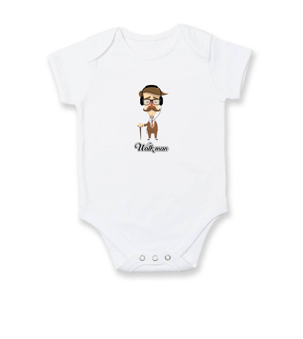 Walk man - Body dojčenské s krátkym rukávom