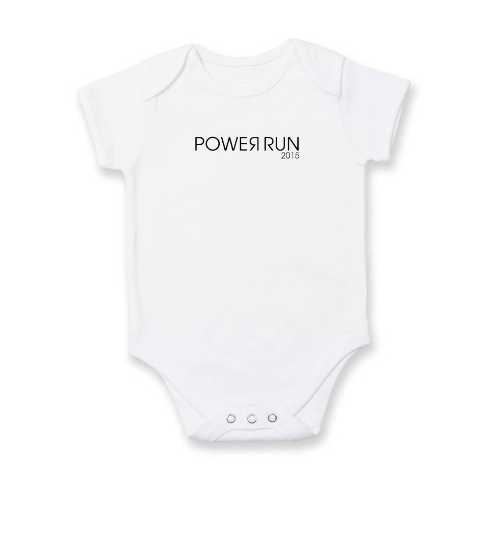 Tričká pre bežcov - Power run - Body dojčenské s krátkym rukávom