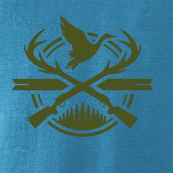 Lovec a kačice - zelený