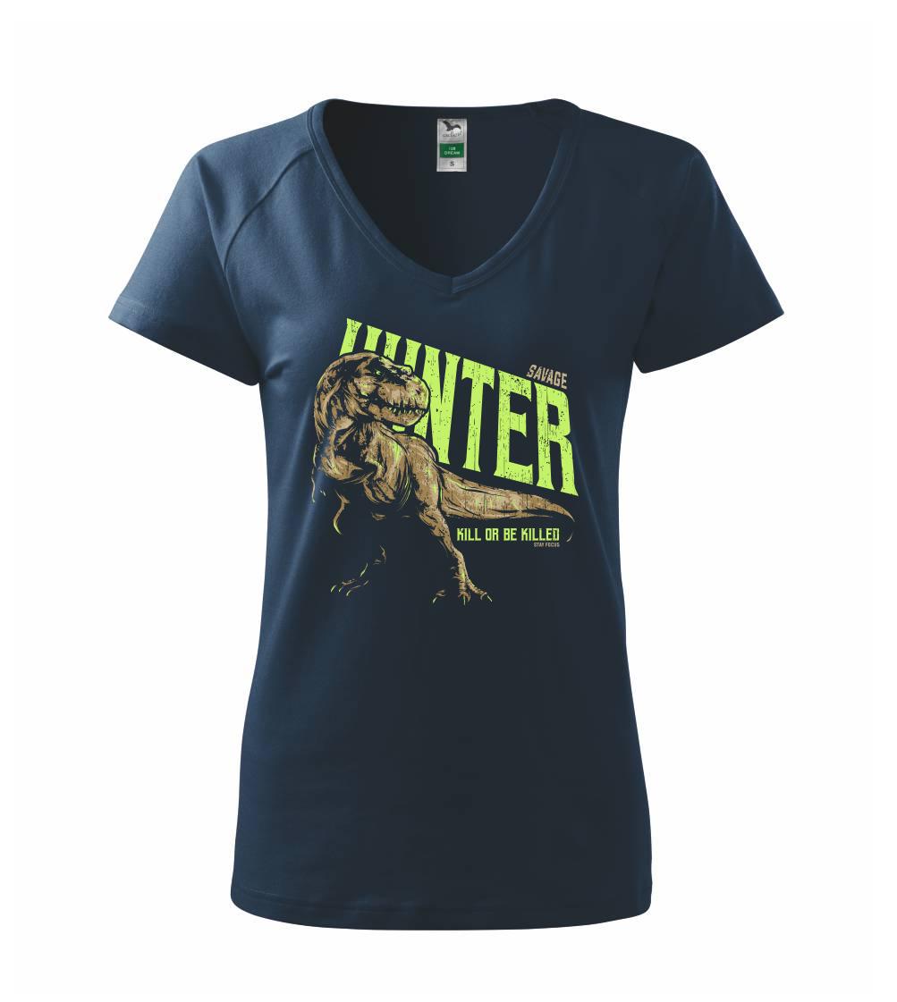 Tričká so zvieratami - Trex hunt - Tričko dámske Dream