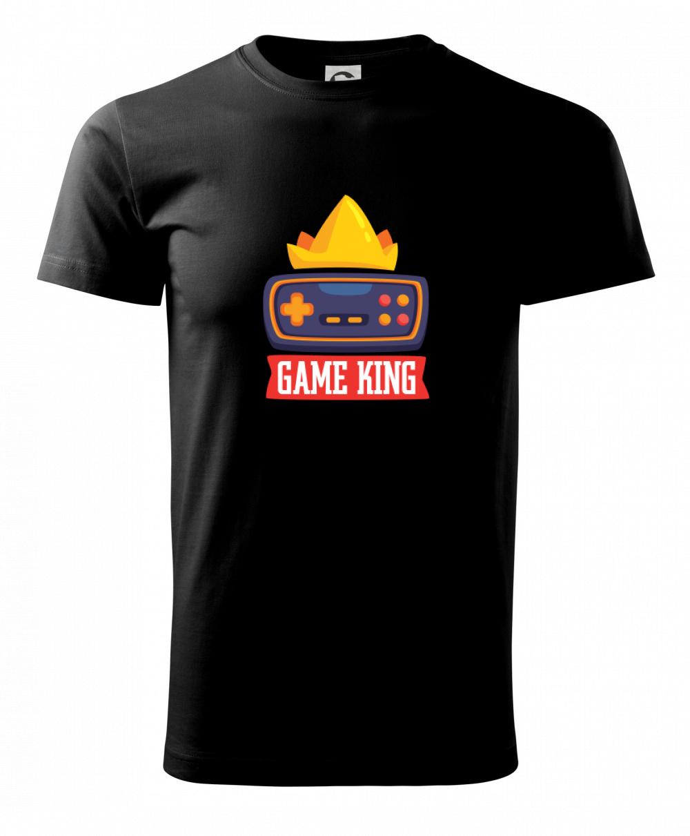 Tričká pre ajťákov - Game king - kreslený - Klasické pánske tričko vyššej gramáže