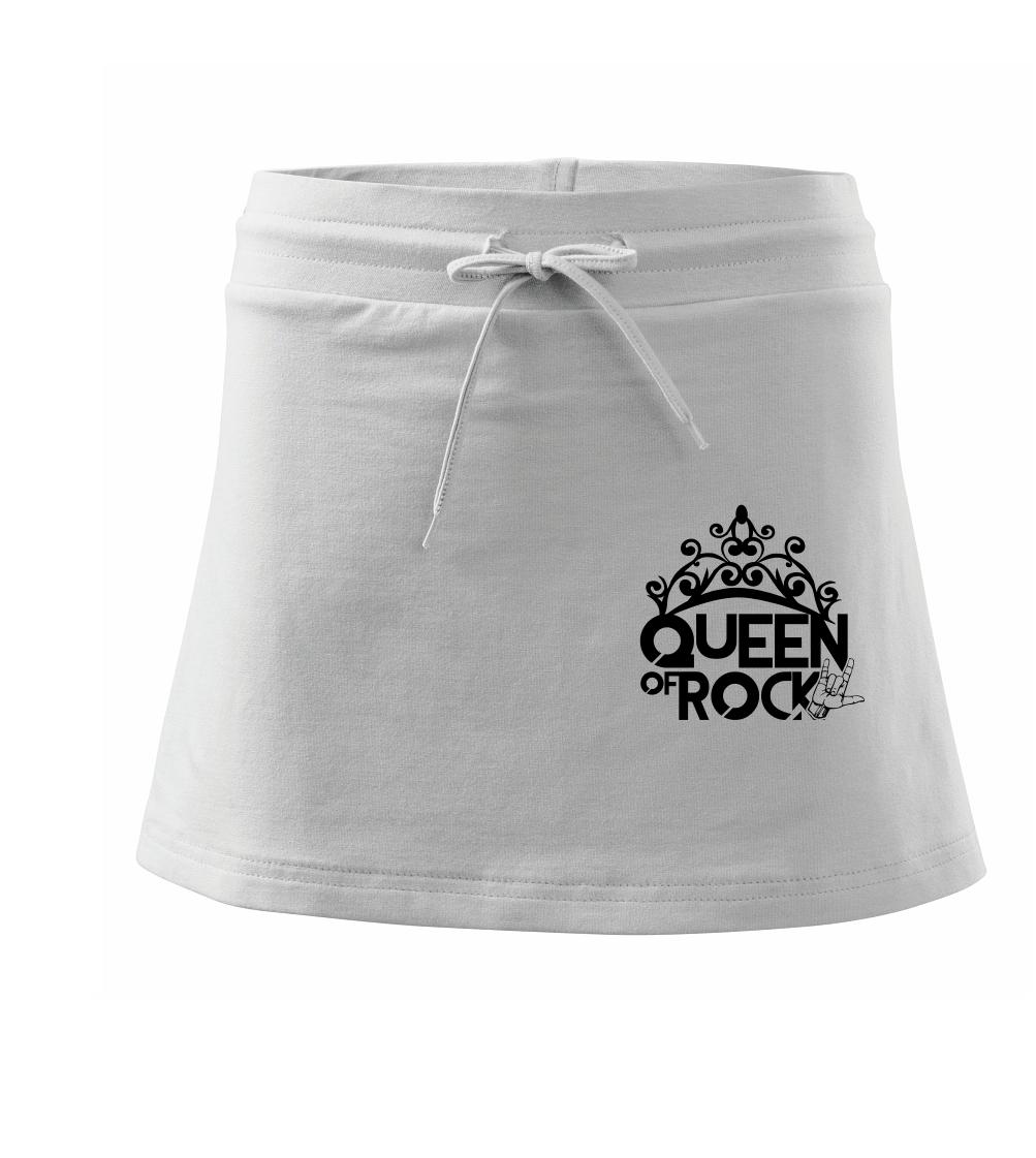 Hudobné tričká - Queen of Rock - Športová sukne - two in one