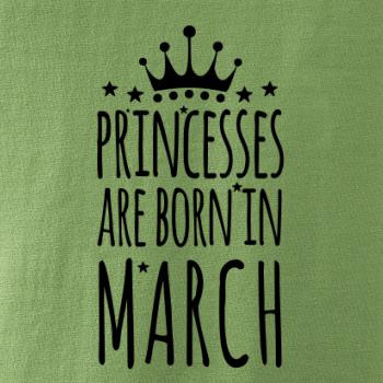 Princesses are born in March