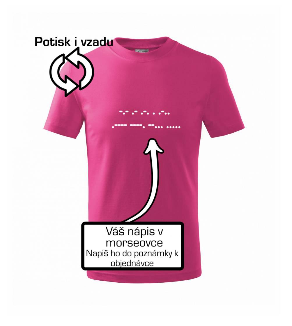 Morzeovka - váš nápis