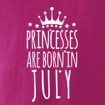 Princesses are born in July