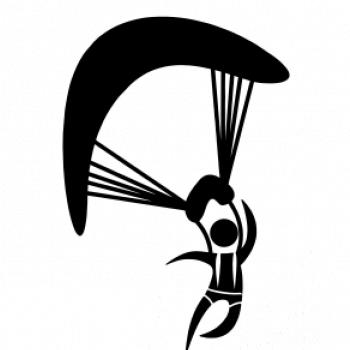 Paragliding panáčik ikona