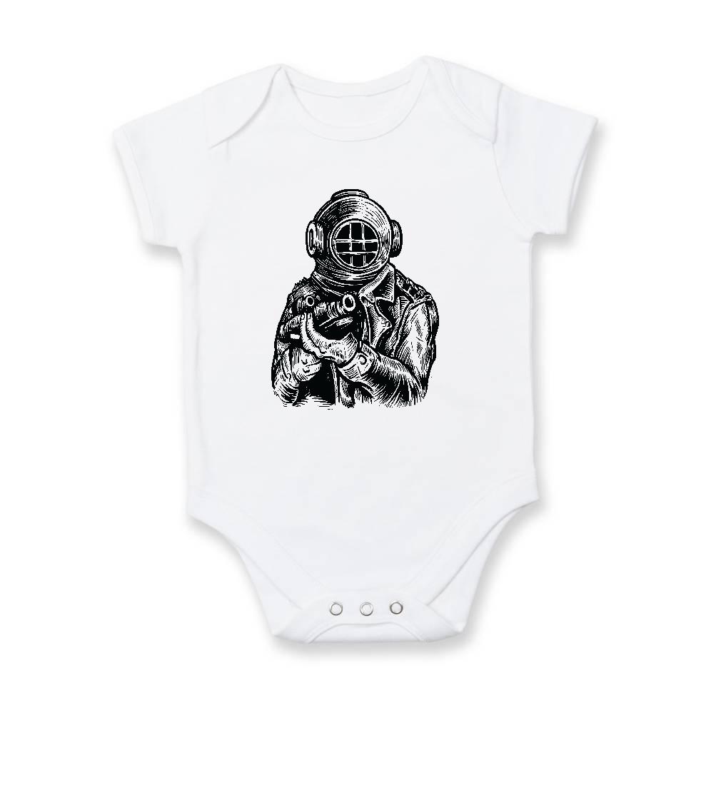 Grafické tričká - Diver Soldier - Body dojčenské s krátkym rukávom