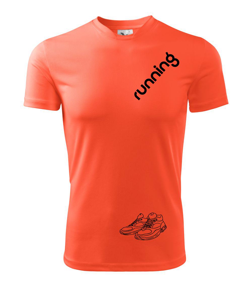 Running nápis šikmo Running nápis šikmo