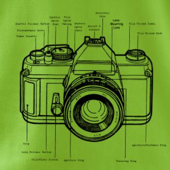 Nákres starý fotoaparát Nákres starý fotoaparát