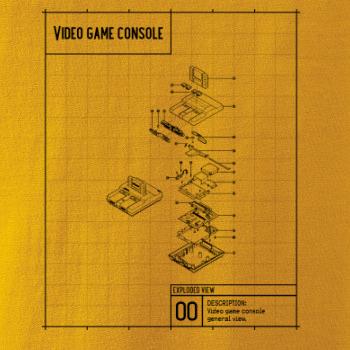 Nákres TV videohra na kazety