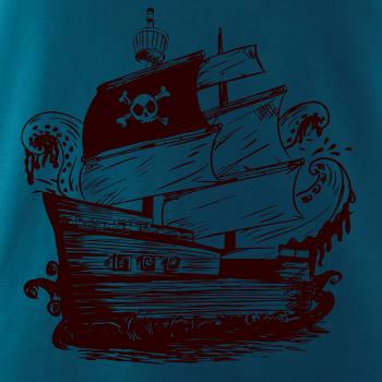 Pirátská loď maľovaná