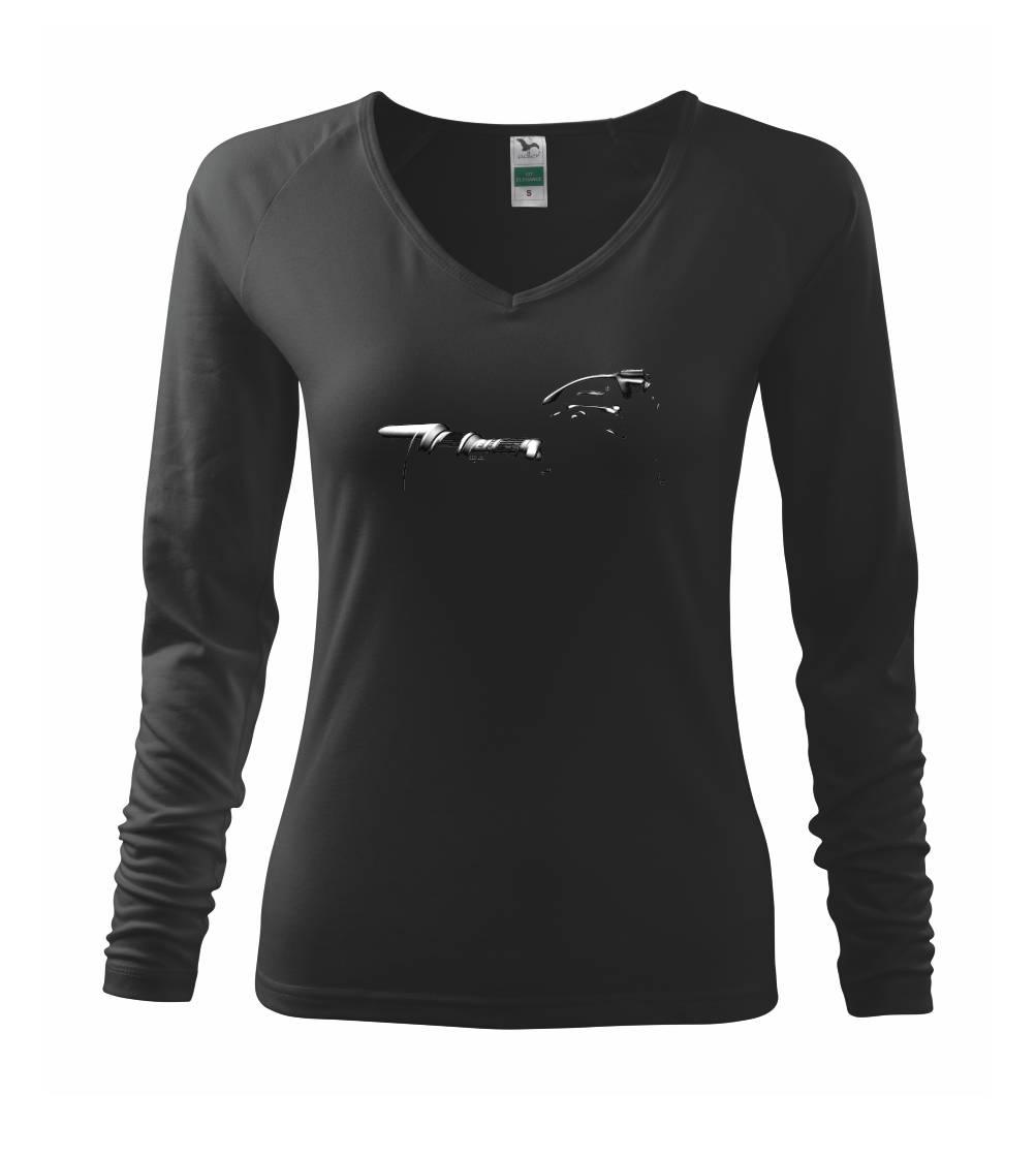 Zrkadlovka v tme z boku Zrkadlovka v tme z boku