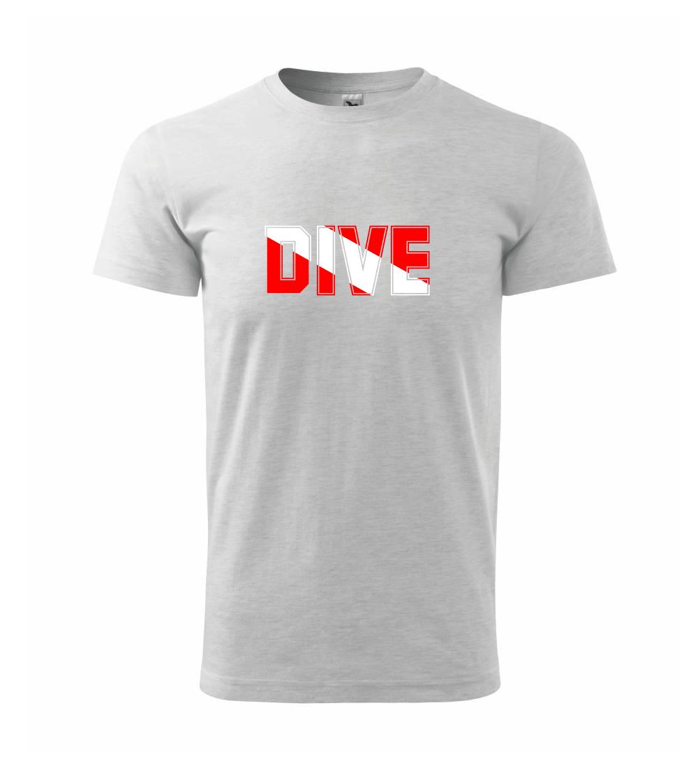 Dive nápis vlajka Dive nápis vlajka