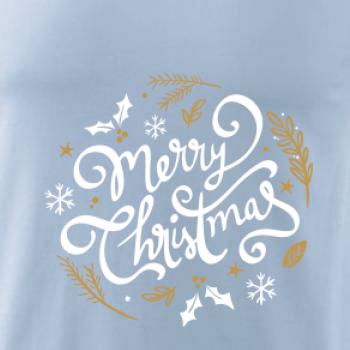 Merry christmas - nápis guľatý Merry christmas - nápis guľatý