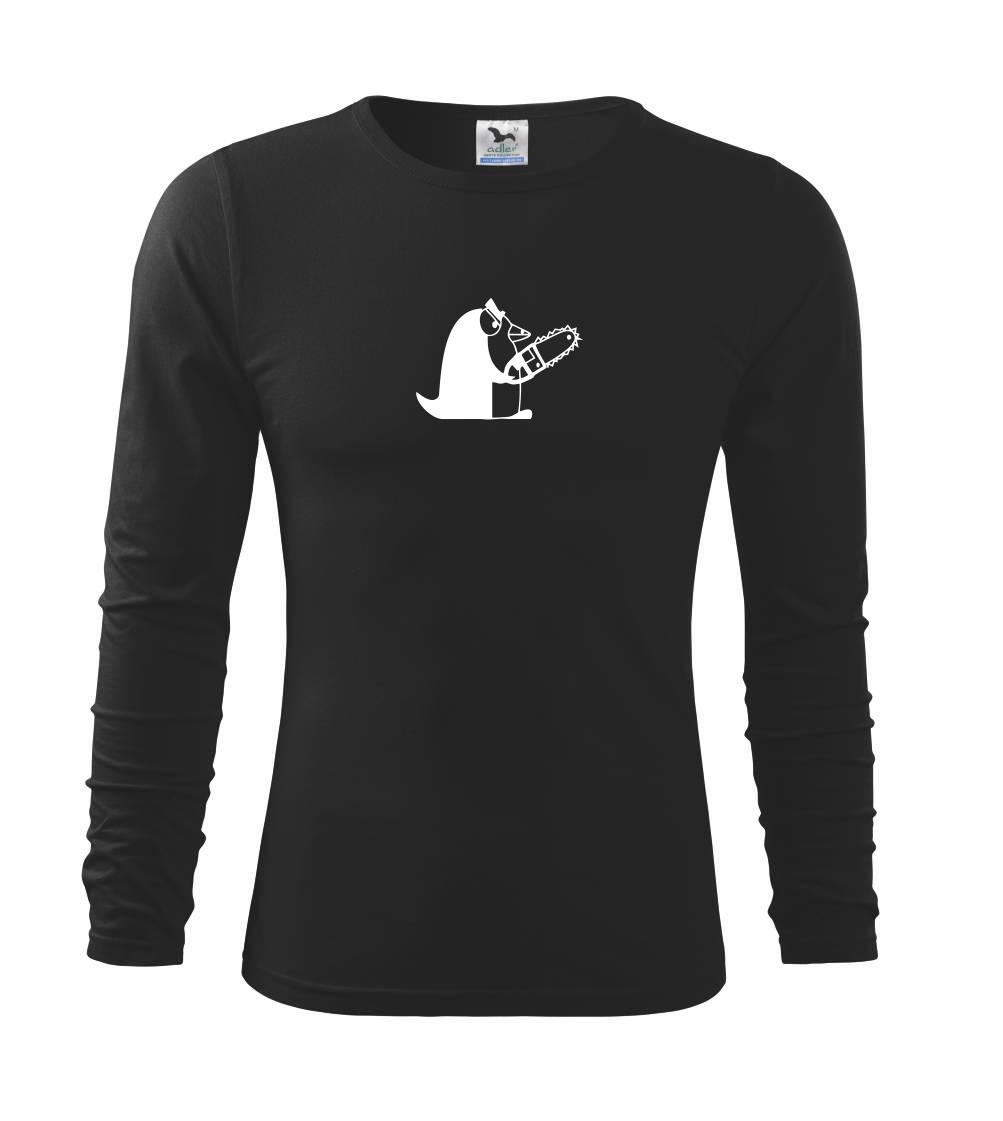 Tričká so zvieratami - Borec s pílou - Tričko detské Long Sleeve