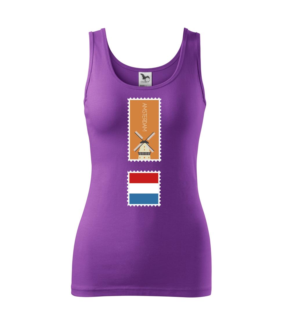 Amsterdam známka farebná