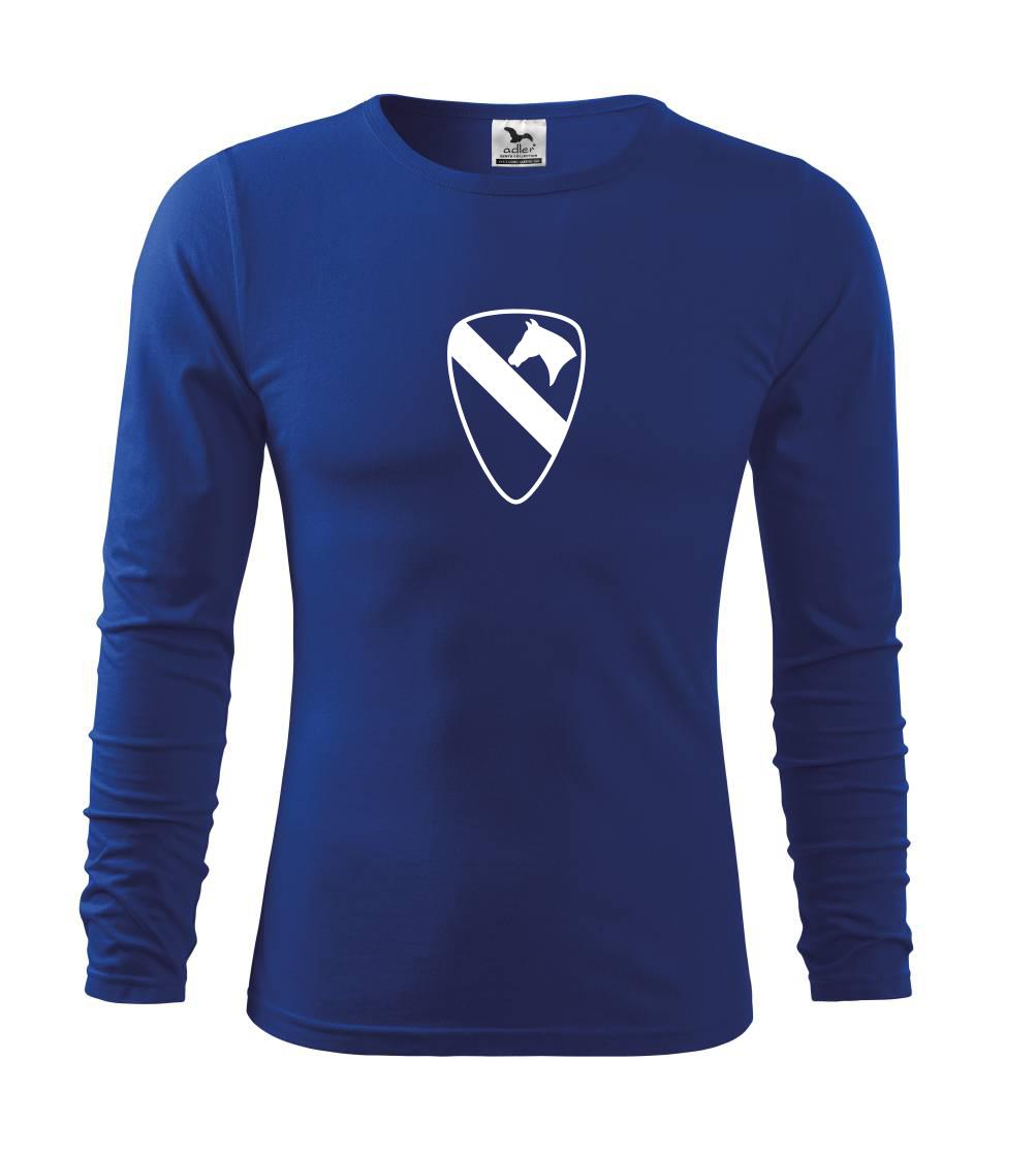 Vojenská tričká s potlačou - 1st Cavalry Division - Tričko detské Long Sleeve