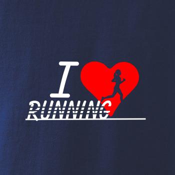 I love running dievča