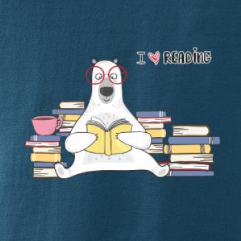 I love reading medveď I love reading medveď