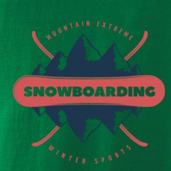 Snowboarding hory extreme
