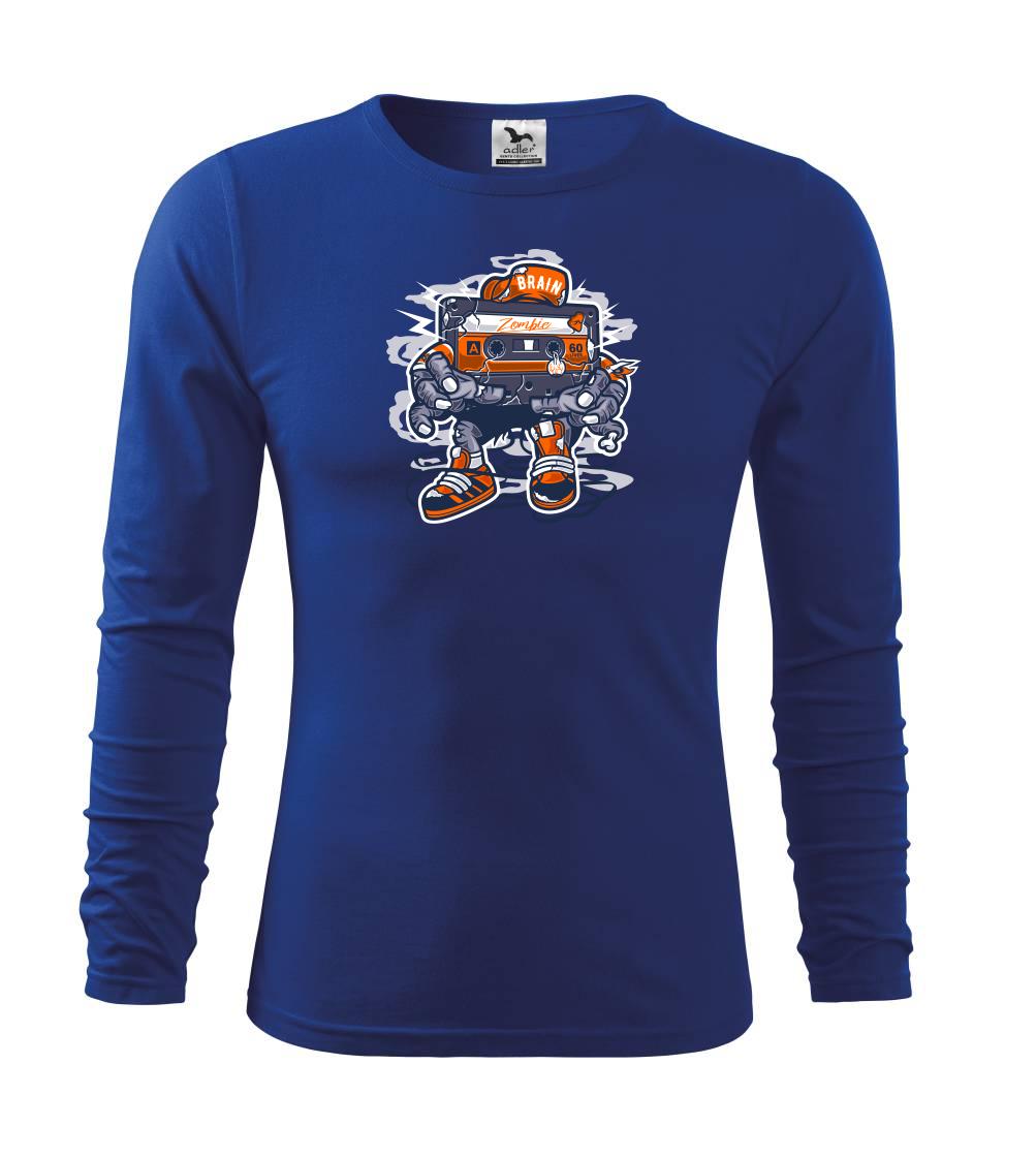 Hudobné tričká - Zombie kazeťák - Tričko detské Long Sleeve