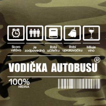 Čiarový kód - Vodič autobusu / Vodička autobusu