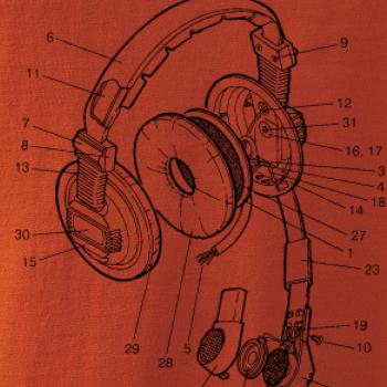 Nákres slúchadlo pre pilota