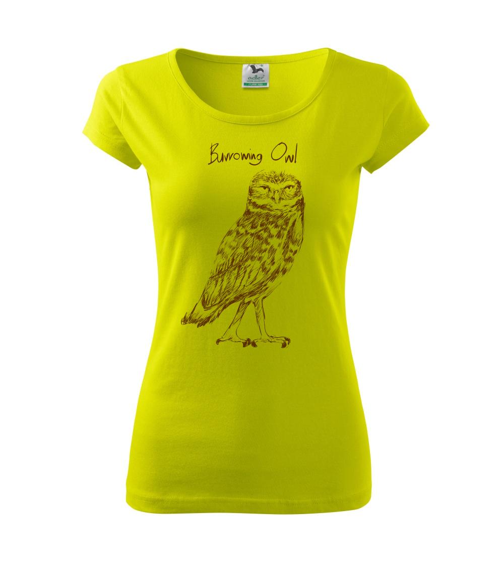 Tričká so zvieratami - Kuvik zemný burrowing owl - Dámske tričko Pure
