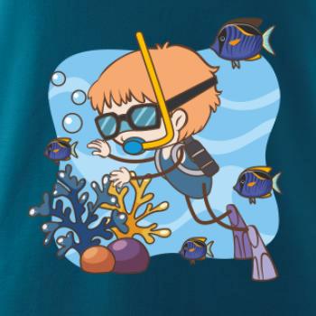 Potápač chlapec Potápač chlapec