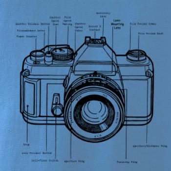 Nákres starý fotoaparát Nákres starý fotoaparát