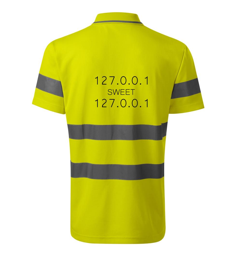 Tričká pre ajťákov - 127.0.0.1 sweet - HV Runway 2V9 - Reflexné polokošeľa