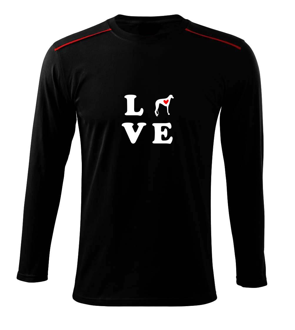 Chrt - Chrt love - Tričko s dlhým rukávom Long Sleeve
