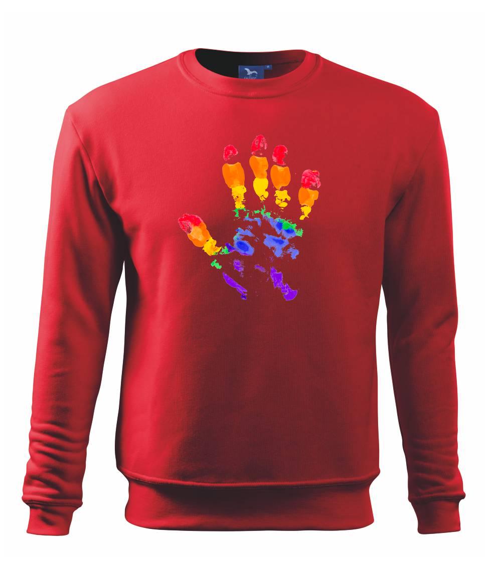 LGBT hand print LGBT hand print