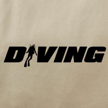 Diving nápis potápač Diving nápis potápač