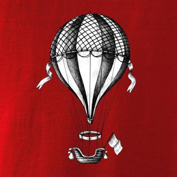 Teplovzdušný balón kreslený